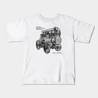 Steam tractor Kids T-Shirt